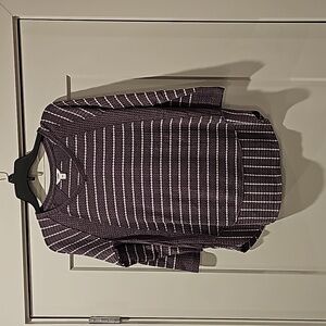 Sonoma 3/4 Sleeve, Striped Casual Top